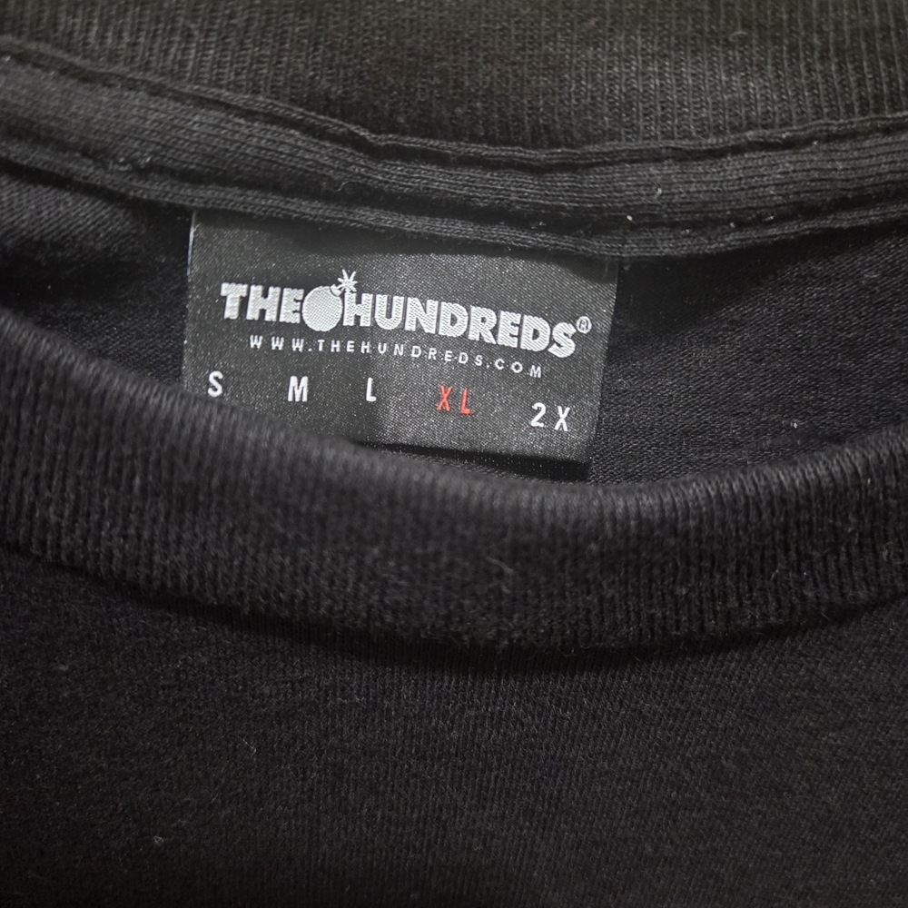 The Hundreds Black Bootleg Pizza T-Shirt